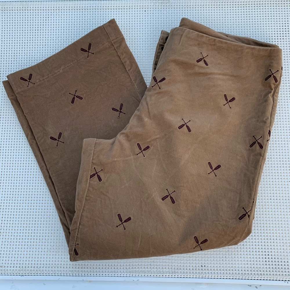 Lilly Pulitzer Oars Cropped Corduroy Pants